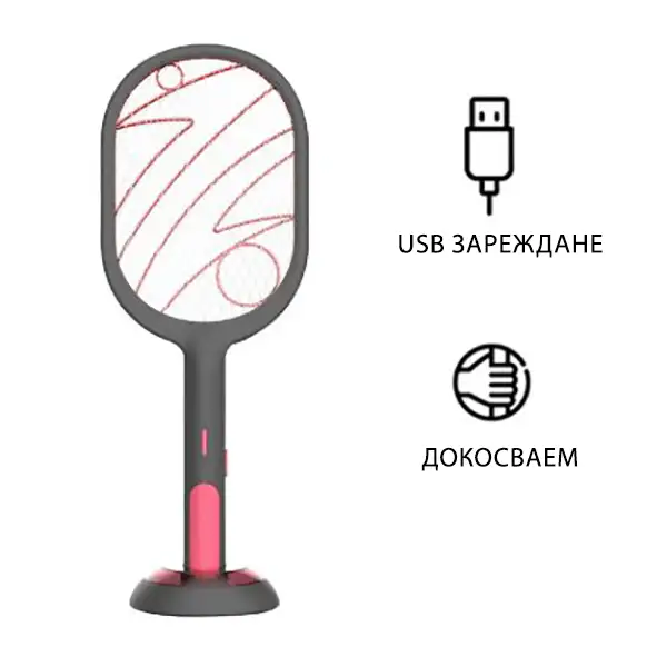 Безопасен и зареждащ се с USB кабел
