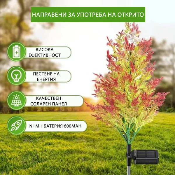 ☀️ Ефективен слънчев панел и водоустойчив дизайн