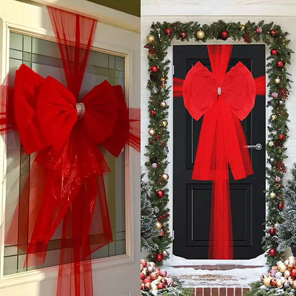 Голяма Панделка За Коледна и Празнична Украса - RUBYBOW®, golyama pandelka za koledna i praznichna ukrasa rubybow