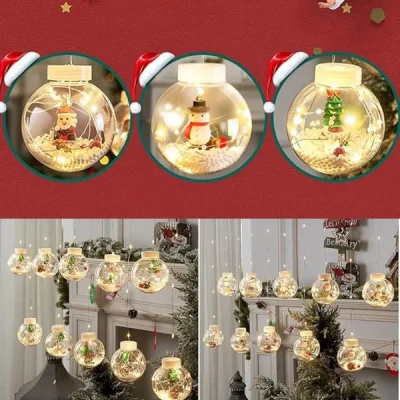 Блестяща Празнична Украса с Различни Коледни Мотиви XMASBALL®