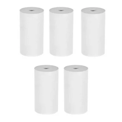 Бяла термохартия за MiniPrint - 5 ролки