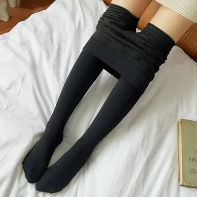 SHEERLEGS® - Стил и Топлина в Един Чорапогащник Черен