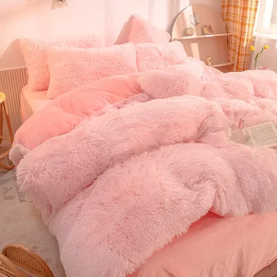 Топло и Меко Спално Бельо SNUGGBED® Розов