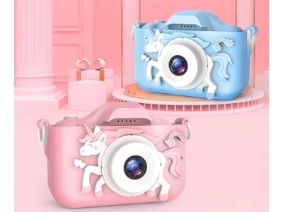 Детски Цифров Фотоапарат Еднорог с Вградени Игри - PIXIKID®