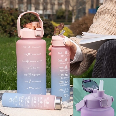 Комплект 3бр. Мотивационни Бутилки За Вода - STARTRIO®