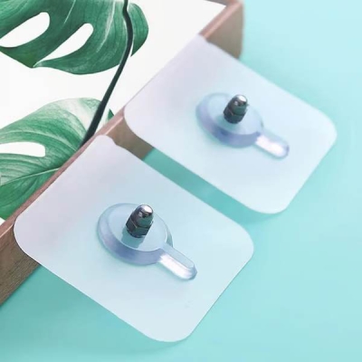 Прозрачни Самозалепващи Се Стенни Куки (10 бр.) - ADHEHOOKS®