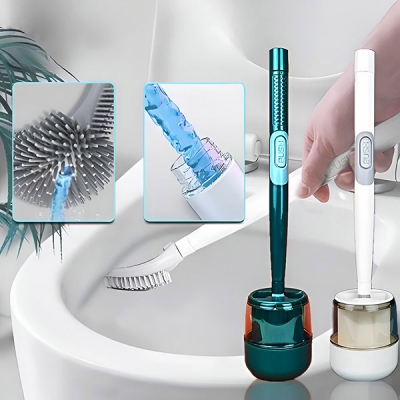 Силиконова Четка За Тоалетна с Вграден Дозатор За Препарат - FLUSHBRUSH®