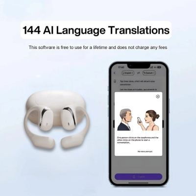 Слушалки с Изкуствен Интелект За Превод - TRANZIO®
