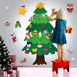 Комплект Коледно Дръвче и Орнаменти От Филц - FELTPINETREE®, komplekt koledno dravche i ornamenti ot filc feltpinetree