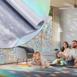 Декоративно Фолио За Прозорци с UV Защита (200 х 60 см) - PRISMWRAP®, dekorativno folio za prozorci s uv zaschita 200 h 60 sm prismwrap