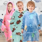 Детско Поларено Одеяло Тип Суичър с Качулка – KIDHUG®, detsko polareno odeyalo tip suichar s kachulka kidhug