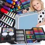Комплект За Рисуване в Алуминиев Куфар (145 части) - COLORCHEST®, komplekt za risuvane v aluminiev kufar 145 chasti colorchest