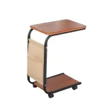 Подвижна C-образна Масичка На Колелца - DESKCART®, podvijna c obrazna masichka na kolelca deskcart