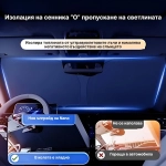 Сгъваем Четирислоен Сенник За Кола (145×80 см) - SUNDEO®, sgavaem chetirisloen sennik za kola 14580 sm sundeo