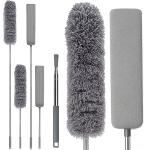 Телескопична Микрофибърна Четка За Мокро и Сухо Почистване 4в1 - DUSTWAND®, teleskopichna mikrofibarna chetka za mokro i suho pochistvane 4v1 dustwand