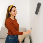 Телескопична Микрофибърна Четка За Мокро и Сухо Почистване 4в1 - DUSTWAND®, teleskopichna mikrofibarna chetka za mokro i suho pochistvane 4v1 dustwand